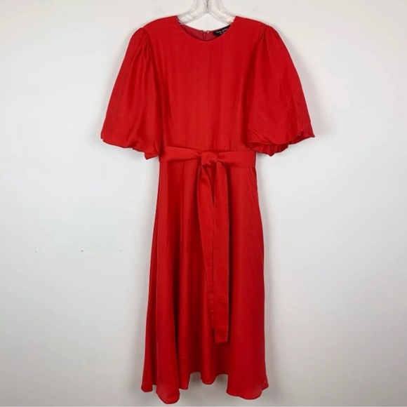 NWT Kate Spade Matinee Silk Blend Midi Dress - Picture 2 of 16